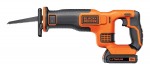 Black & Decker BDCR18-QW reciprocating saw Black, Orange