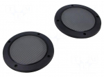 Loudspeaker grille | 130mm | metal,plastic | 2pcs.