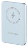 Powerbank Verbatim Charge N Go 10000mah Magnetic Wireless Charge Blue