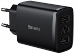 Charger Baseus Compact Charger 3U Black 17W