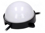 Module: LED | Colour: RGB | IP68 | 180&deg; | No.of diodes: 12 | &Oslash;100mm | 24V