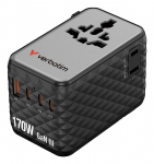 Verbatim Charge 'n' Travel 170W Universal Travel Adapter Black