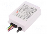 Power supply: switched-mode | LED | 45W | 36VDC | 1.25A | 90&divide;295VAC