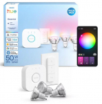 Philips Hue E WCA 345 GU10 3 spuldzes + Bridge + slēdzis 929004235709 8721103103758