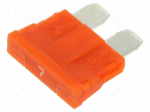 Fuse: fuse | automotive | 7A | 250VAC | 58VDC | 19mm | UNIVAL