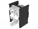 Contact block | 22mm | 04 | front fixing | screw terminals | 500VAC