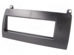 Radio mounting frame | Rover | 1 DIN | black