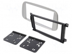 Radio mounting frame | Ford | 2 DIN | silver
