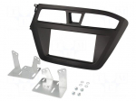 Radio mounting frame | Hyundai | 2 DIN | black