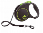 FLEXI Black Design S - retractable leash - 5 m