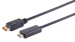 Cable Brackton DisplayPort Male - HDMI Male 1.0m Black