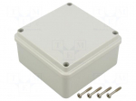 Enclosure: junction box | X: 109mm | Y: 109mm | Z: 58mm | wall mount