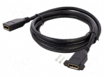 Cable | DisplayPort socket,both sides | DisplayPort 1.2 | Len: 2m