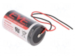 Battery: lithium | 3.6V | D | 150mm leads | &Oslash;32.9x61.5mm | 19000mAh