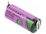 Battery: lithium (LTC) | 3.6V | 2/3AA,2/3R6 | 2pin | &Oslash;14.7x33.5mm
