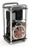 Streacom DA6 XL Vertical Open Frame ITX Case
