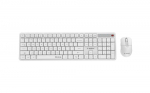 Gembird KBS-WMS-01-W Silent key Pro Business wireless desktop set, white, US layout