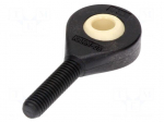 Ball joint | &Oslash;hole: 6mm | Thread: M6 | Mat: igumid G | Pitch: 1,0 | L: 21mm