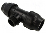 Splice terminal: clamping | for PE pipes | Plast | Medium: water