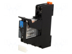 Relay: interface | Ucoil: 24VDC | SPDT | 10A | for DIN rail mounting
