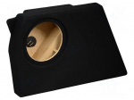 Car loudspeaker enclosure | MDF | black | textil | 17l | 250mm | 286mm