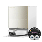 Dreame X60 Ultra Robot Vacuum and Mop with Laser Navigation and 6400 mAh Battery, White