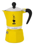 Bialetti Rainbow Moka pot Black, Yellow