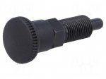 Indexing plungers | Thread: M10 | Plating: black finish | 5mm