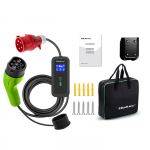 Mobiilne EV-laadija 2in1 Type 2 | 7kW | 230V | CEE 32A | LCD | Kaasaskantav | Wallbox | 5m