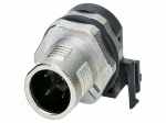 Connector: M12 | socket | PIN: 4 | male | 250V | angled | IP67 | THR | A code