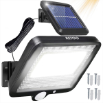 LED valgustus // Valgustid uutest tarnetest // Lampa solarna z czujnikiem ruchu 100 led energooszczędna -e077 niebieski kartonik