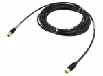 Cable: for sensors/automation | PIN: 5 | 8m | 60VDC | 60VAC | 4A | Cores: 5
