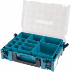 Makita MAKPAC organizer 191X80-2, case (blue/transparent, i)