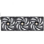 Thermaltake TOUGHFAN EX14 Pro High Static Pressure PC Cooling Fan &ndash; Swappable Edition, Case Fan (Black, 3-Fan Pack)