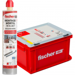 fischer Advantage Box Injection Mortar FIS VL 300 T HWK G (grey, 20 cartridges with 300ml each, in a case)