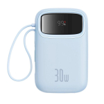 Baseus QPow 2 Power Bank 10000 mAh 30W 2xUSB-C / blue