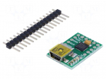 Module: converter | USB-UART | USB B mini | 5VDC | 921.6kbps