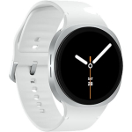SAMSUNG Galaxy Watch8, Smartwatch silver, 44 mm, LTE, Sport Band M/L