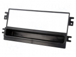 Radio mounting frame | Kia,Mazda | 1 DIN | black