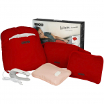 Unold Electric Hot Water Bottle Premium Set (Red, 5 Pieces)