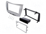 Radio mounting frame | Lancia | 1 DIN,2 DIN | silver