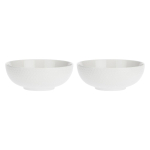 Set of 2 Momenti Salad Bowls - White, 22 cm