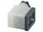 Connector: valve connector | plug | industrial | form B | female | IP65