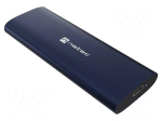 Hard discs housing: M.2 | USB 3.2 Gen 2x1 | aluminium | 38x105x12mm