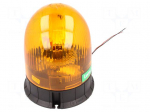 Signaller: lighting | rotating light | orange | Series: LBB | 12/24VDC