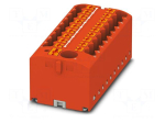 Splice terminal: rail | 24A | 450V | push-in | PA | L: 21.7mm | 0.14&divide;4mm2