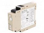 Timer | 0,1s&divide;1200h | DPDT | 250VAC/5A | 24&divide;240VAC | 24&divide;240VDC | DIN | IP20