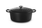 Le Creuset Signature &uuml;mmargune r&ouml;stimisvorm 30cm Black Schwarz (21177300000430)