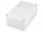 Enclosure: multipurpose | X: 100mm | Y: 160mm | Z: 60mm | aluminium | IP67
