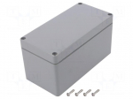 Enclosure: multipurpose | X: 80mm | Y: 160mm | Z: 85mm | ABS | dark grey